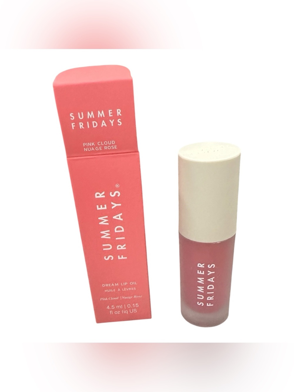 Summer Fridays Pink Cloud Lip Oil - Soft Rose Pink